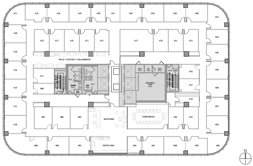 North Houston Executive Suites Floor Plan