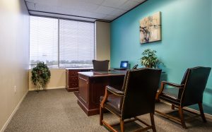 North Houston Executive Suites Private Office with Window
